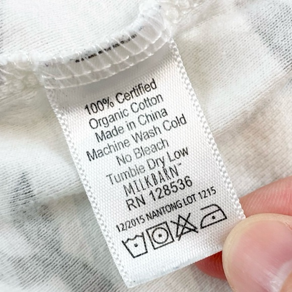 MILKBARN • White/Grey Whale Print Short Sleeve Romper - Picture 13 of 14